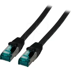 EFB MK600125B - Patchkabel S/FTP, Cat.6A, 25 m, schwarz
