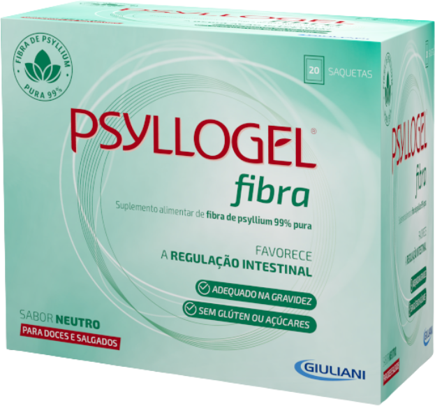 Psyllogel Fibra Neutro 20 saquetas