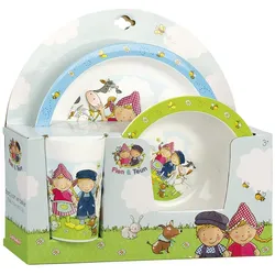 Totum, Kindergeschirr + Kinderbesteck, Fien & Teun Esszimmerset