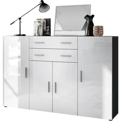 HIGHBOARD Aron Fronten in Weiß Hochglanz