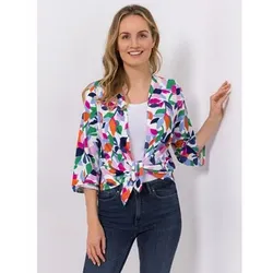 KIM & CO. Bolero, 3/4-Arm Deluxe Brazil Knit offene Front figurumspielend