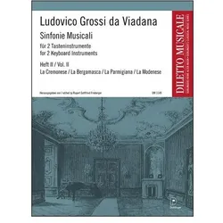 Sinfonie Musicali Band 2 für 2 Orgeln (Tasteninstrumente) Spielpartitur, Fachbücher von Lodovico Grossi da Viadana