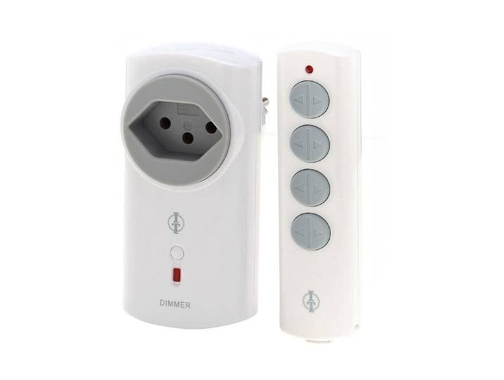 Intertechno Funk-Adapter Dimmer Set mit Handsender 200 W