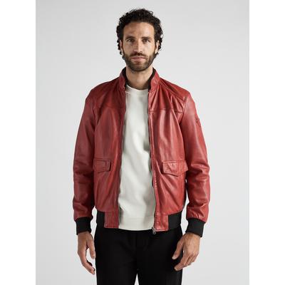 Blouson JCC "51190", Herren, Gr. 54, rot, Obermaterial: 100% Lammleder. Futter: 100% Polyester, Jacken Blouson