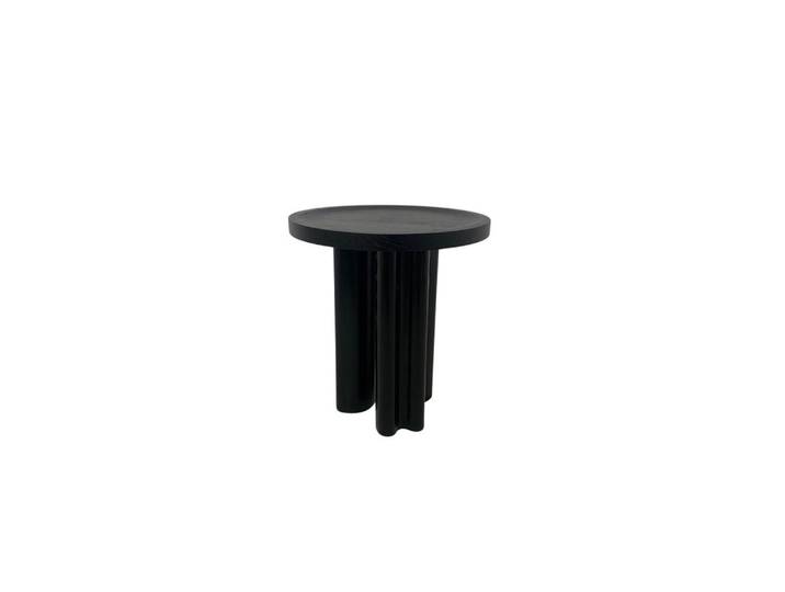 Kaiser Möbel Couchtisch Ronde, Modern und Stabil Schwarz, Eichenholz, Eiche, Rund,Rund, rund, 45x50x45 cm, Wohnzimmer, Wohnzimmertische, Couchtische