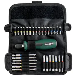 Metabo Bit-Rolltasche SP - 30 teiliges Set - 626726000