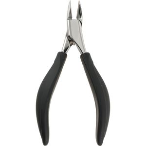 Böttcher-AG Nagelzange Premium, aus Edelstahl, für Finger- und Fußnägel, Schutzkappe und Einzelfeder, 13,4 cm