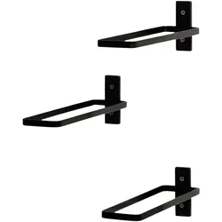 DanDiBo Weinregal Wand Metall Schwarz 3er Set Weinflaschenhalter 96714 Weinhalter Flaschenregal Flaschenhalter