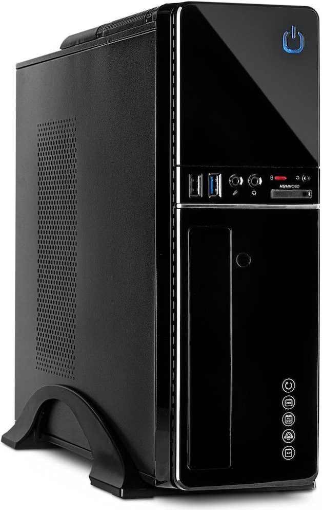 Inter-Tech IT-607 PC Gehäuse Mini-ITX Schwarz