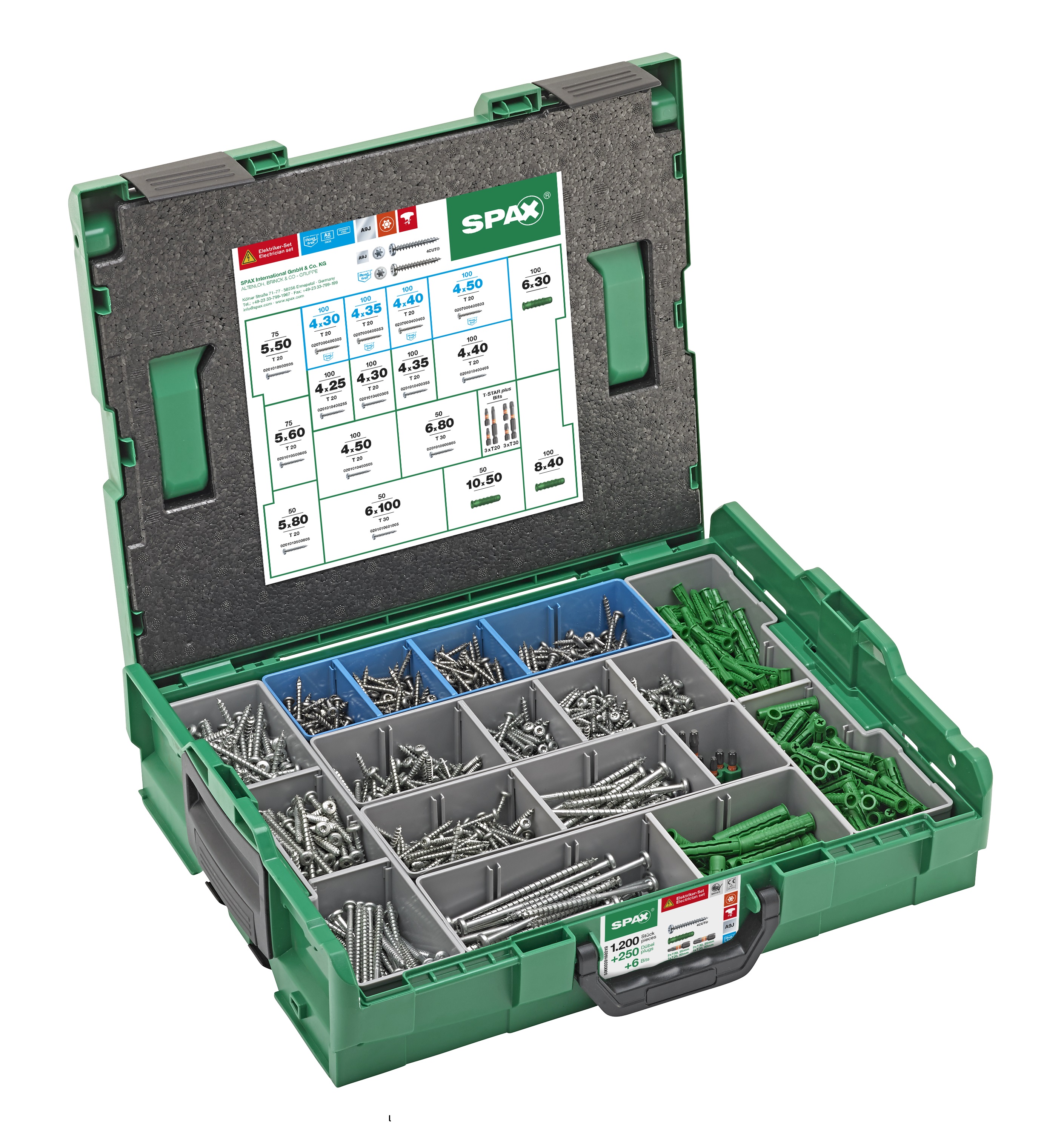 SPAX Elektriker Montagekoffer, T-STAR plus 5000009160319