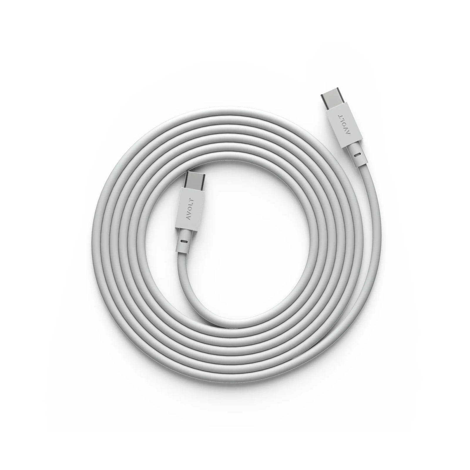 Avolt USB-C naar USB-C oplaadkabel, 2 m, Gotland grijs