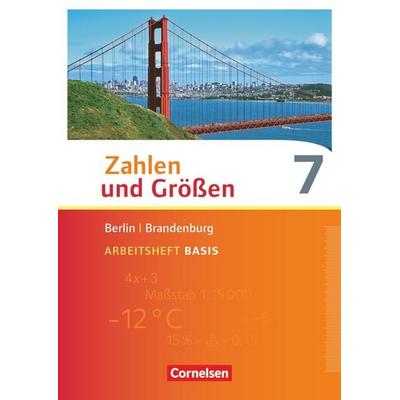 Zahlen und Größen - Berlin und Brandenburg - 7. Schuljahr, Taschenbuch von Helga Berkemeier, Cornelsen Verlag, 978-3-06-041250-1