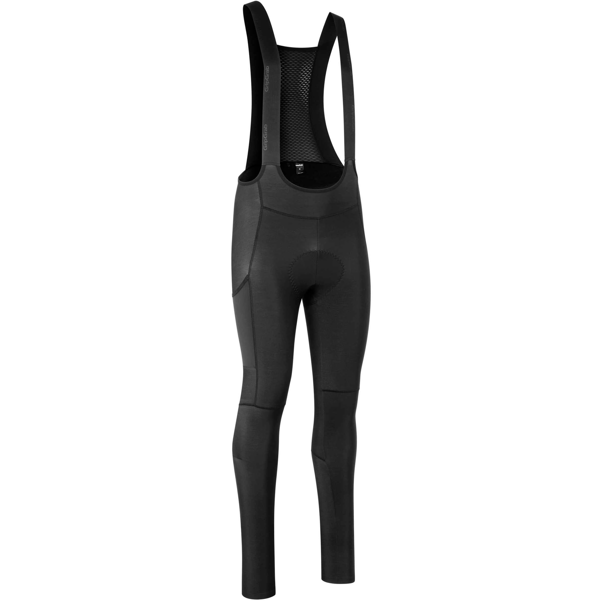 GripGrab PACR Thermal Bib lang Herren Fahrradhose schwarz Größe XL Rennrad | Gravel Windabweisend Wasserabweisend