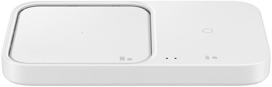 Original Samsung 15W DUO Wireless Pad Trådløs Qi Oplader - Hvid