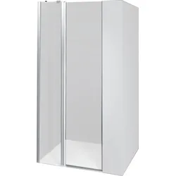 Duschkabine Dusbad Vital 5 Pendeltür an FT+Seitenwand Anschlag:Links,Breite:90cm