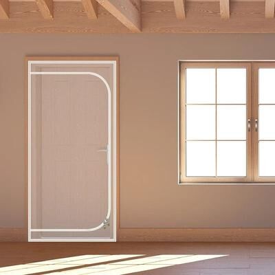 Uplift Picks Reinforced Cat Proof Mesh Door With Dual Zipper Scratch Protection 110x200cm
