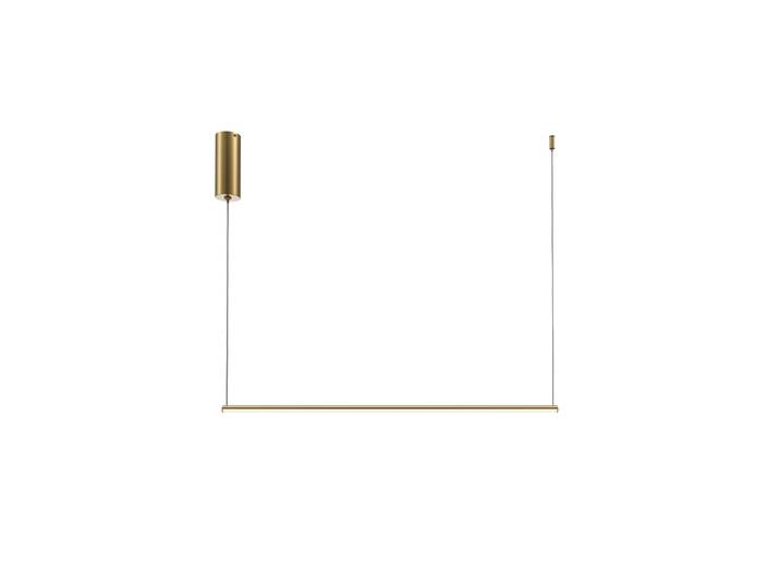 Lampe suspendue horizontale minimaliste ligne or 80 cm Halo LED 10W Maytoni