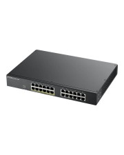 ZyXEL GS1900-24EP Switch Smart 24 x 10/100/1000 12 PoE an Rack montierbar wandmontierbar PoE 130 W (GS1900-24EP-EU0101F)