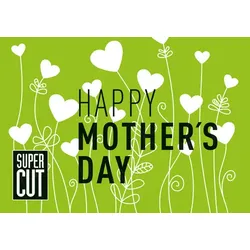 Super Cut Gutschein Trägerkarte Muttertag