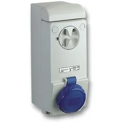 Schneider Electric 83093 Wandsteckdose verriegelt, 32A, 3p+E, 200-250 V AC, IP65