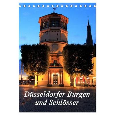 Düsseldorfer Burgen und Schlösser (Tischkalender 2027 DIN A5 hoch), CALVENDO Monatskalender