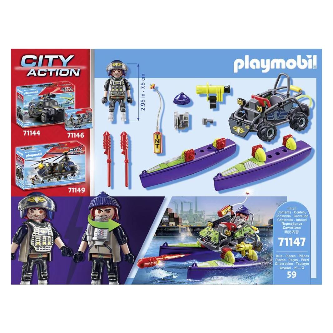 Playmobil SWAT-Multi-Terrain-Quad (71147, Playmobil City Action) (71147)