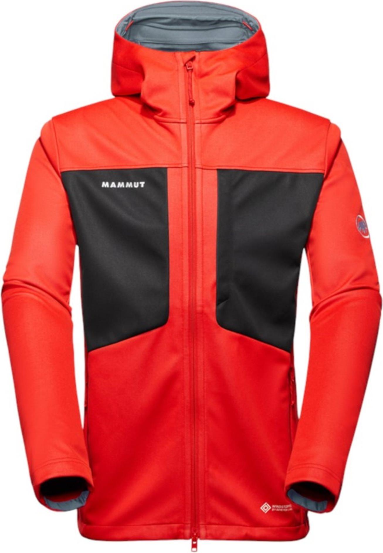 Ultimate VIII SO Hooded Jacket Men, Softshelljacke - Mammut mammut red-black/M