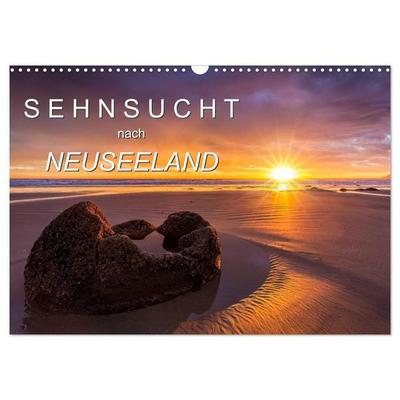 Sehnsucht nach Neuseeland (Wandkalender 2027 DIN A3 quer), CALVENDO Monatskalender