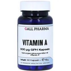Vitamin A 800 μg GPH Kapseln 60 St