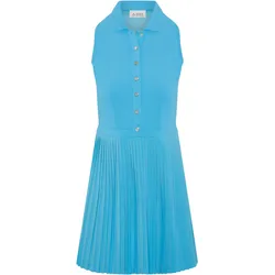 Original Penguin Kleid Mixed Media Pleated, ärmellos, hellblau