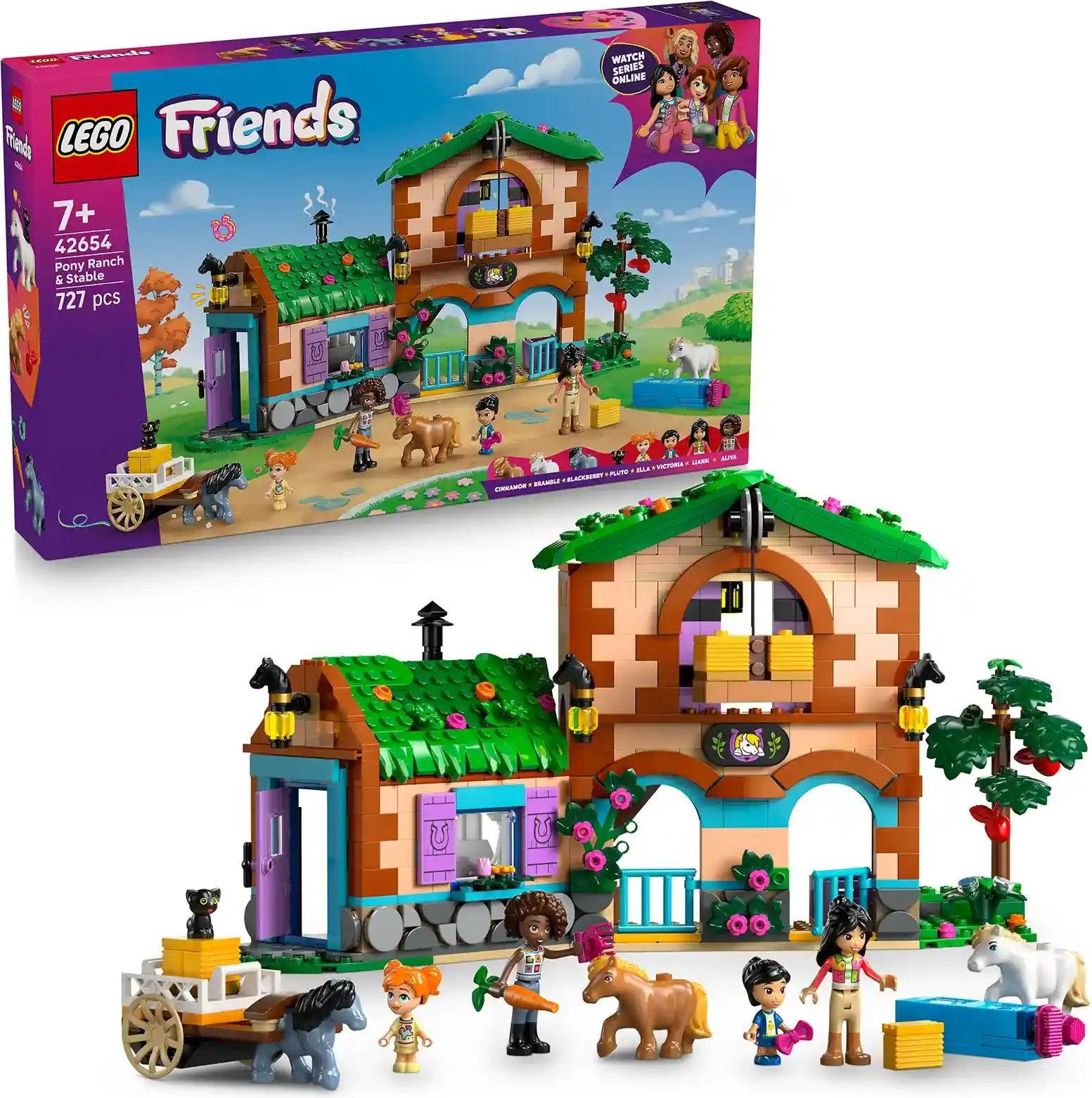 LEGO Friends 42654 Ranch met pony's en bouwstenen