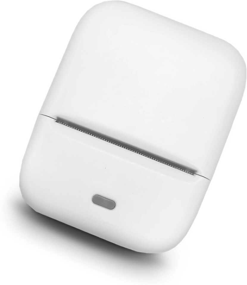 INF Mini X1 Bluetooth-Tattoo-Thermodrucker, kompatibel mit iOS und Android, 203dpi, 48mm, tintenfrei, inklusive 5 Weiß