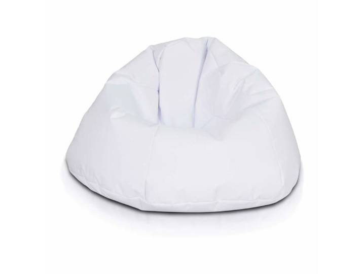 Pouf Fauteuil Relax Rembourré Anti-déchirure Anti-taches Polystyrène Double Zip Blanc Nc3 XXL