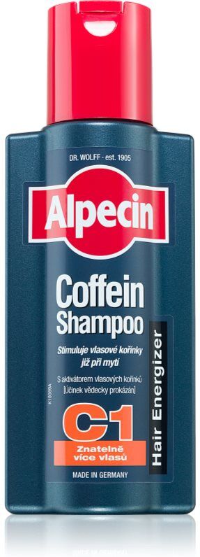 Alpecin Hair Energizer Coffein Shampoo C1 shampoing à la caféine homme qui stimule la pousse des cheveux 250 ml