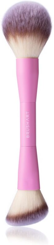 BrushArt Double Duty Blush & Powder brush pinceau blush et poudre double-embout 1 pcs
