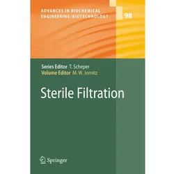 Sterile Filtration, Fachbücher von O.W. Reif, Maik W. Jornitz