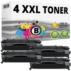 Druckfuxx, Toner, 4x XXL Toner für Canon 719H LBP-251 dw LBP-252 dw MF-411 dw MF-416 dw MF-5880