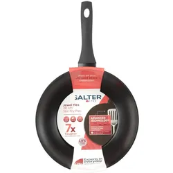 Salter BW11622SA3 Jewel Hex 28cm Stir-Fry Pan, Pfanne + Kochtopf, Silber