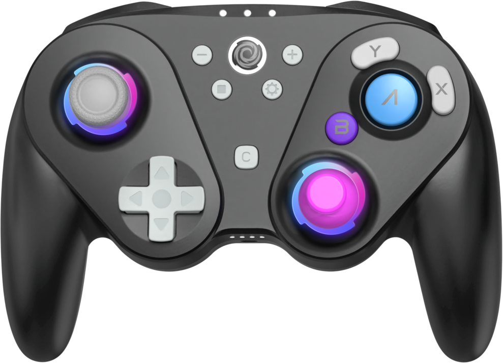 Oniverse Nintendo Switch 2 Langaton Ohjain Foenix - Musta