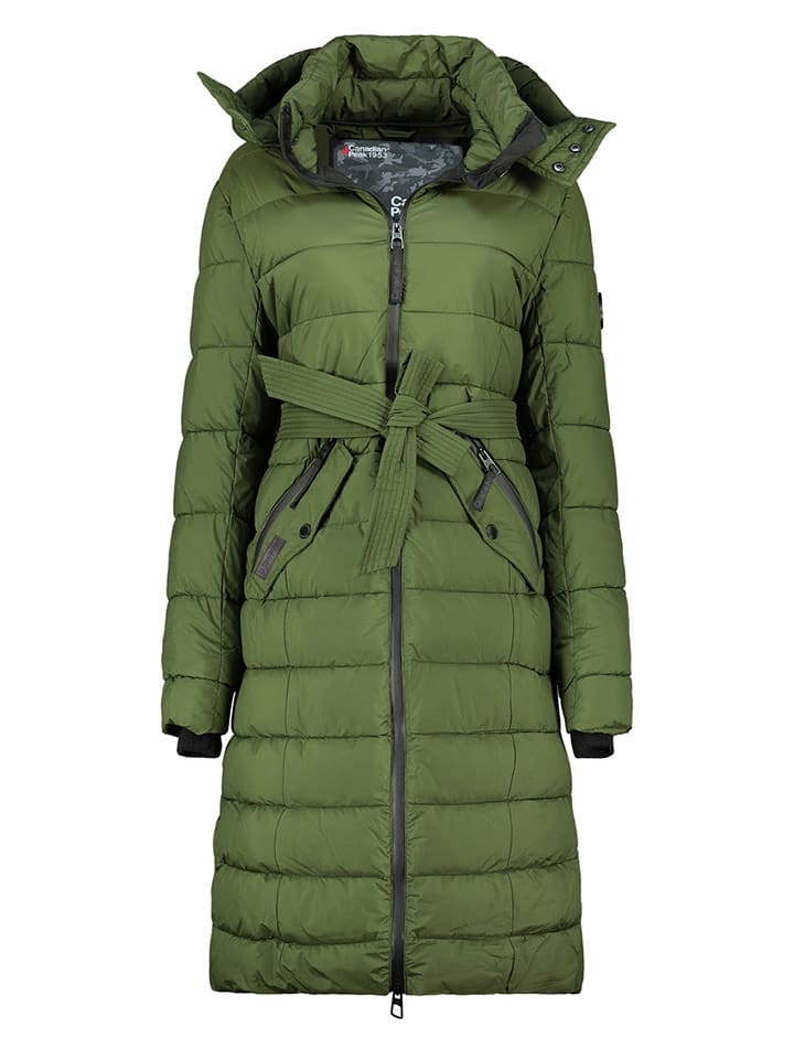 Canadian Peak Wintermantel "Cabimeak" in Grün - XL