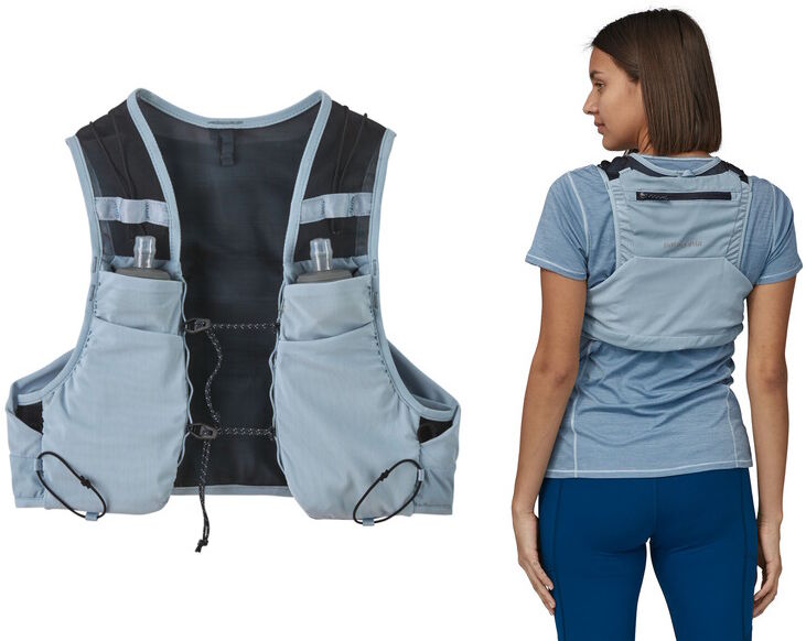 L-Patagonia Slope Runner Endurance Vest-Steam Blue (Stme)