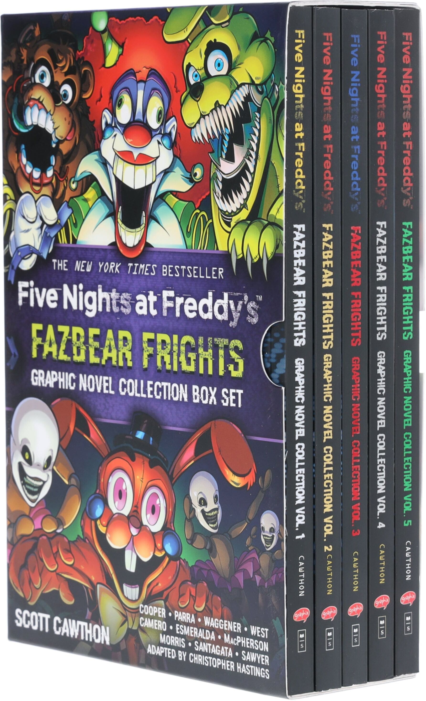 Five Nights at Freddy's: Fazbear Frights by Scott Cawthon 5 Graphic Novels Box Set - Ages 12+ - Paperback Scholastic