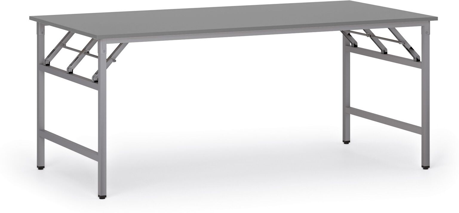B2B Partner Klapptisch FAST READY, 180x90 cm, graues Gestell, Graphit