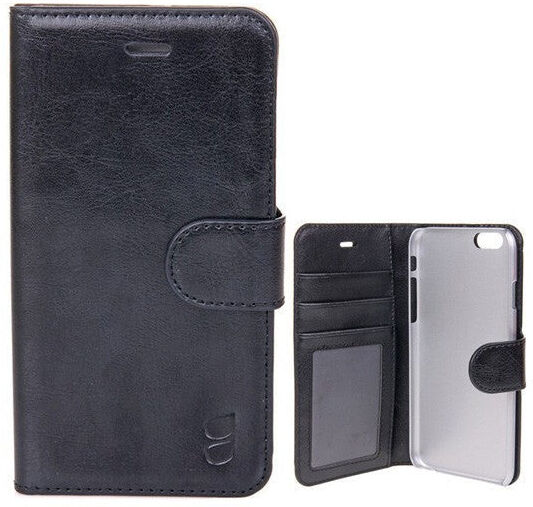 iPhone 6 / 6s GEAR Exclusive Læder Etui m. Pung Sort