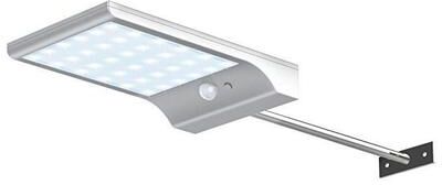 HomeDecorAndMore LLC 48 LEDs Solar Gutter Light White