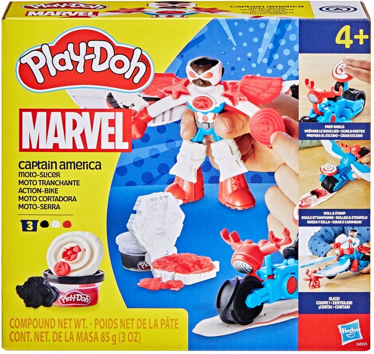 Hasbro Play-Doh Marvel: Captain America - Moto-Slicer (G0555)