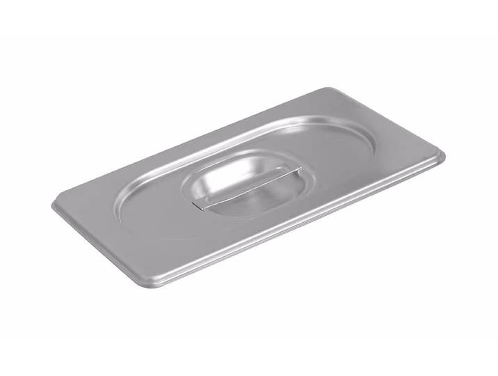 ProChef GN-Deckel 1/9 glänzend Deckel für Behälter – GN-Behälter/Gastronormbehälter – chromnickel-stahl