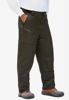 Men's Big & Tall KS Sport Snow Pants by KS Sport in Black (Size 3XL)