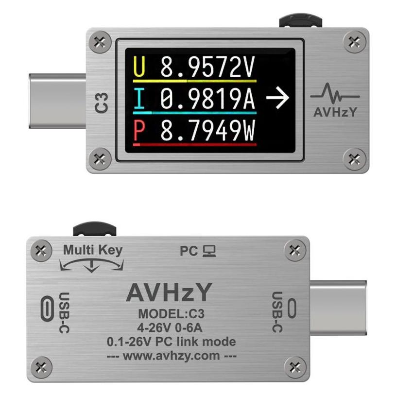 PowerGuard AVHzY C3 USB-C Power Meter Tester (00036113)