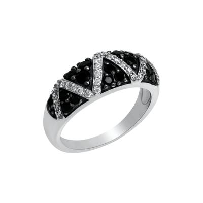 Fingerring CELESTA "925 Sterling Silber rhodiniert" Gr. 17, silber (silbergrau), Fingerringe, Damen, 054 (17,2), Silber 925 (Sterlingsilber), Fingerring